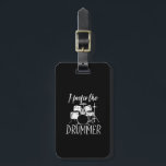 Vintager Retro Drum Player I bevorzugt den Drummer Gepäckanhänger<br><div class="desc">Ich bevorzuge den Schlagzeuger. Funny Vintag Retro Drummer Merchandise für Musiker, Drum Player, Rockband-Mitglied, Musikliebhaber. Phantastisches Design zu einem Rockkonzert zu tragen, jubeln für Ihren Lieblingskünstler, singen und schreien. Ein tolles Geschenk für Ihren jugendlichen Sohn, Ihre Tochter, Ihre Enkelin, Ihre Enkelin, die Rockmusik genießen und einen großen Sinn für Spaß...</div>