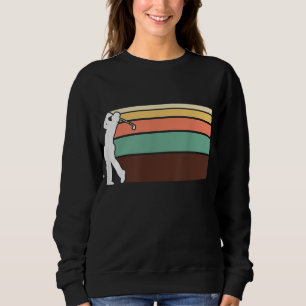 Vintager Retro-Golf Sweatshirt
