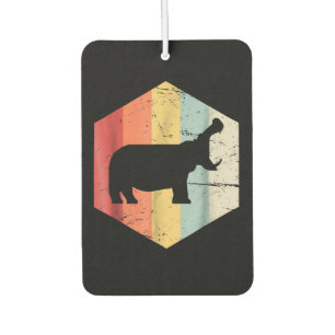 Vintager Retro Hippo Hippopotamus Liebesgeschenk Autolufterfrischer