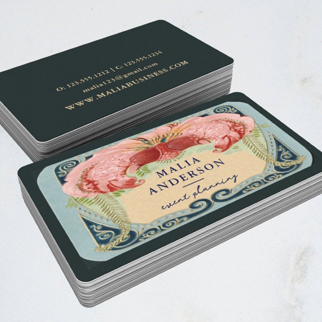 Vintager Retro-Jugendstil-Rahmen Visitenkarte (Von Creator hochgeladen)