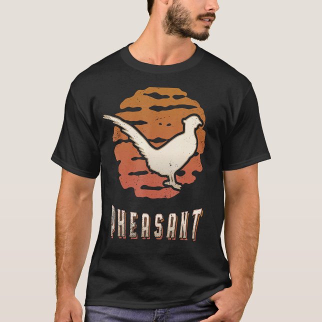 Vintager Retro Klassischer TierSunset T-Shirt (Vorderseite)