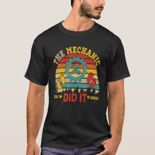 Vintager Retro-Mechanismus: Schwangerschaftsankünd T-Shirt