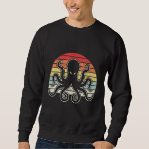 Vintager Retro Octopus Kraken Sweatshirt