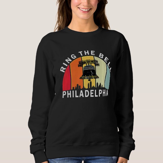 Vintager Retro-Ring Philadelphia Baseball Sweatshirt (Vorderseite)