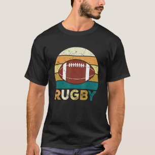 Vintager Retro Rugby Fan Player Coach T-Shirt