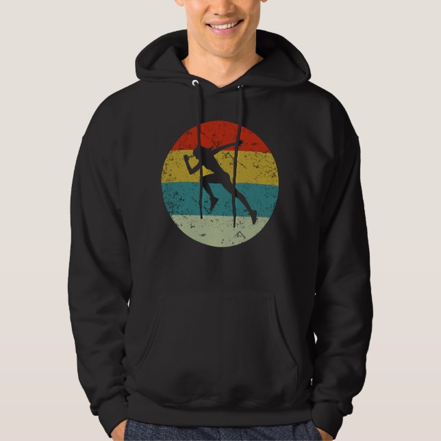 Vintager Retro-Run Hoodie (Vorderseite)