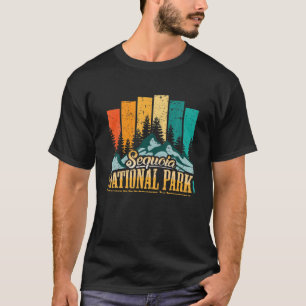 Vintager Retro-Sequoia-Nationalpark T-Shirt