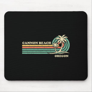 Vintager Retro Sommerurlaub Oregon Cannon Beach Mousepad