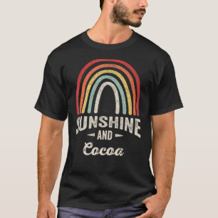 Vintager Retro-Sonnenschein und Kakaosommer 4 T-Shirt