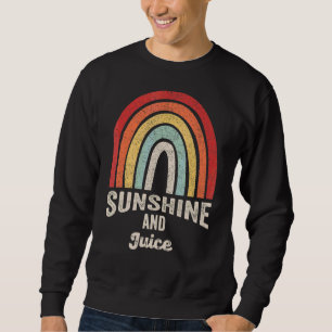 Vintager Retro-Sonnenschein und Saft Sommer 4 Sweatshirt