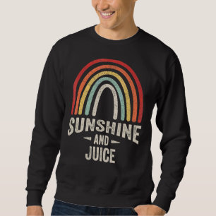 Vintager Retro-Sonnenschein und Saft Sommer 4 Sweatshirt