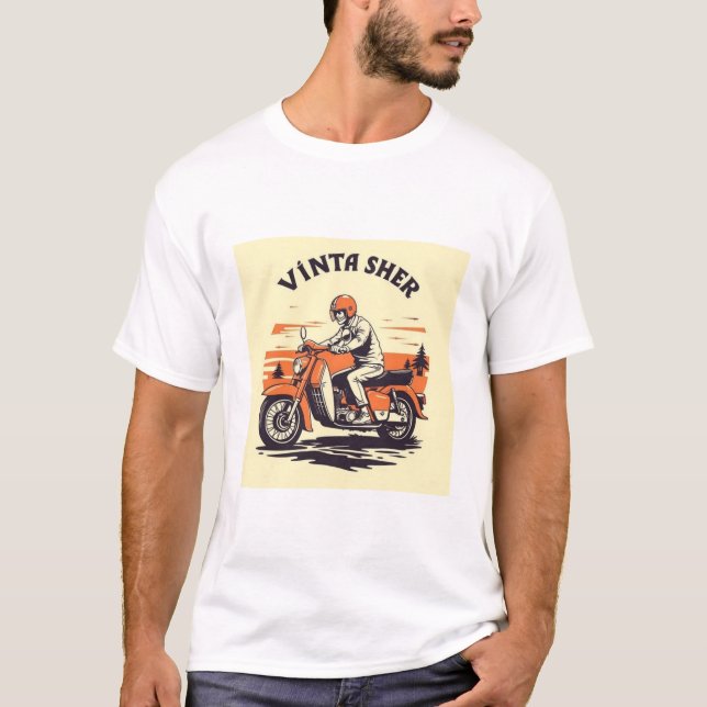Vintager Retro-T - Shirt (Vorderseite)