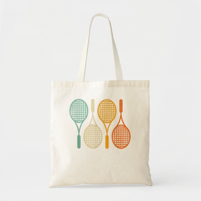 Vintager Retro-Tennis-RacketFür Tennis-Spieler Tragetasche (Vorne)