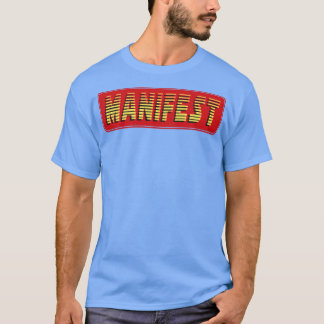 Vintager Retro-Text manifest T-Shirt