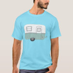 Vintager Retro-Wohnwagen - passen Sie ihn an! T-Shirt<br><div class="desc">Sweet Tee mit einem Vintagen Retro-Camping Anhänger. Passen Sie ihn an,  indem Sie Text auf der Vorder- oder Rückseite hinzufügen. Karo meinen Shop für mehr!</div>