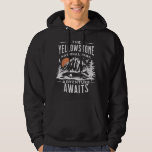 Vintager Retro-Yellowstone-Nationalpark Hoodie