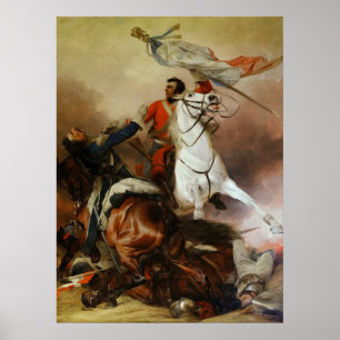 Vintager Richard Ansdell: Der Kampf um den Standar Poster