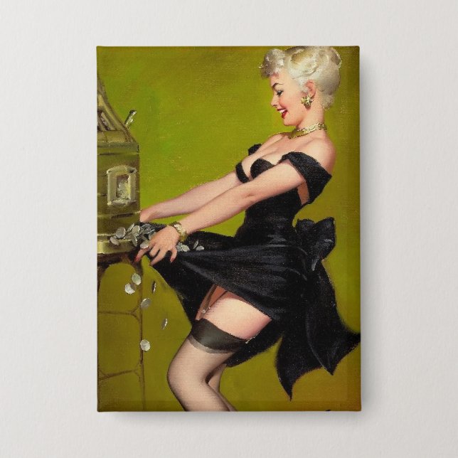 Vintager Ristorante da Valentino Button (Vorderseite)