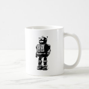 Vintager Robot Kaffeetasse
