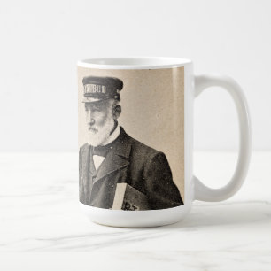 Vintager romantischer Postbote Kaffeetasse