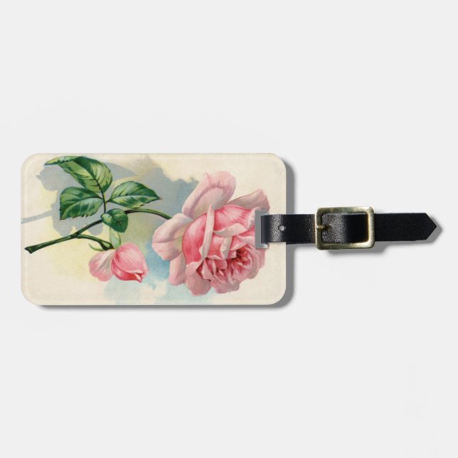 Vintager Rosen-Gepäck-Umbau Gepäckanhänger (Vorderseite horizontal)