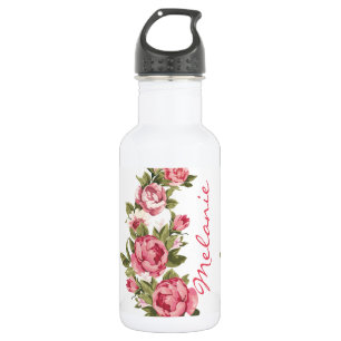 Vintager Rosenrosen Trinkflasche