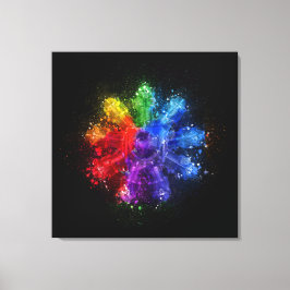 Vintager Rotary Motor Aviation Wall Art, Flugzeug Leinwanddruck