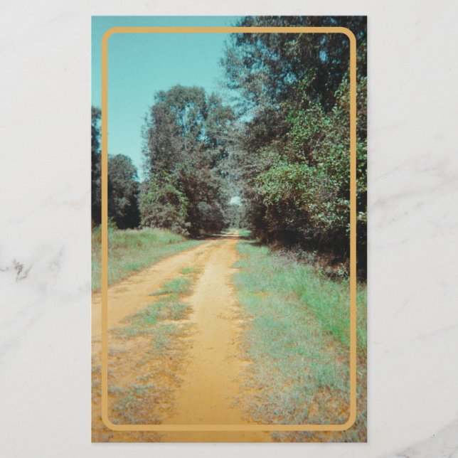 Vintager Rotdunkelpfeil Briefpapier (Vorderseite)