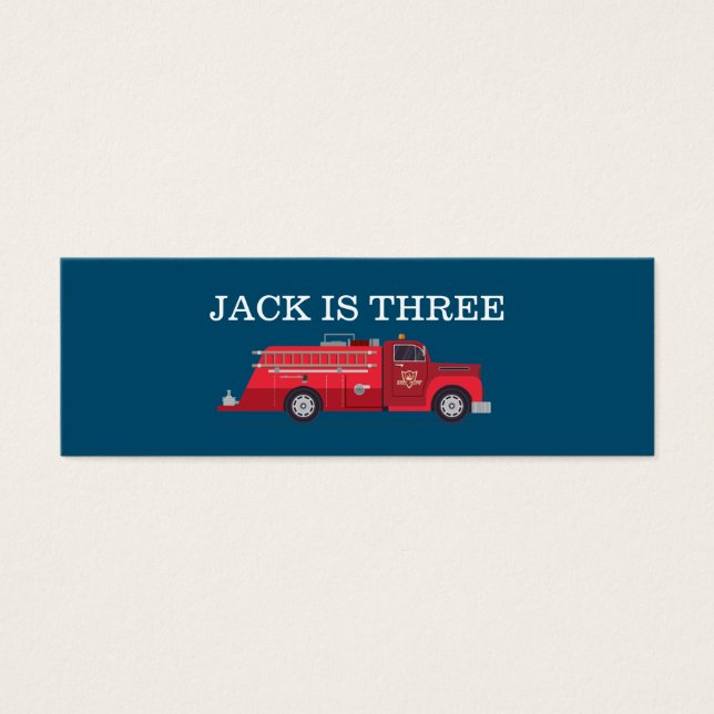 Vintager roter LKW/Motor-Beutel (Vorderseite)