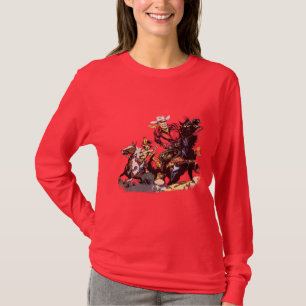 Vintager roter Ryder T-Shirt