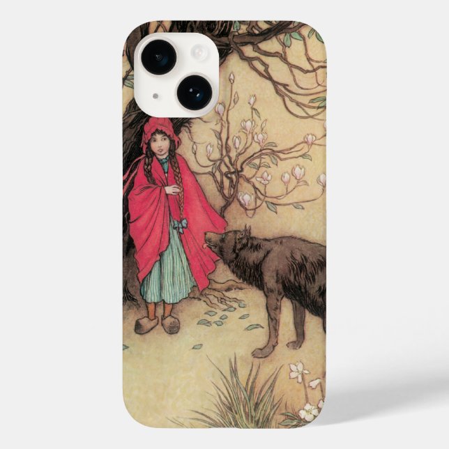 Vintager Rotkäppchen von Warwick Goble Case-Mate iPhone Hülle (Rückseite)