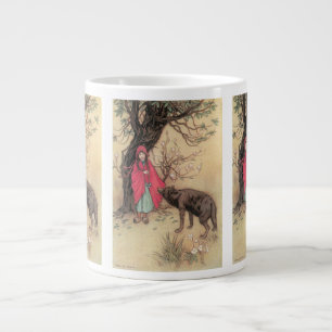 Vintager Rotkäppchen von Warwick Goble Jumbo-Tasse