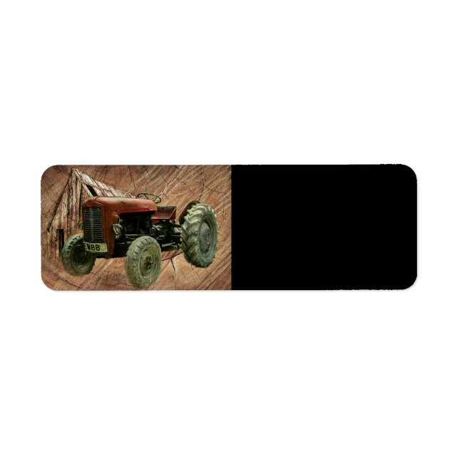 Vintager Rottraktor Rustikaler Stallschuh (Vorne)