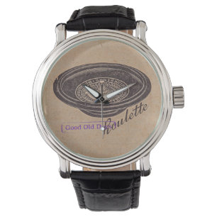 Vintager Roulette Armbanduhr