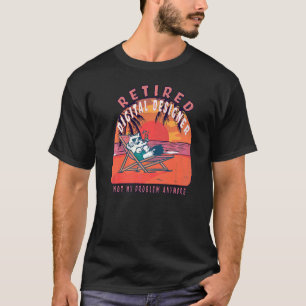 Vintager Ruhestand für den digitalen Designer T-Shirt