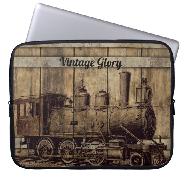Vintager Ruhm Laptopschutzhülle (Vorderseite)