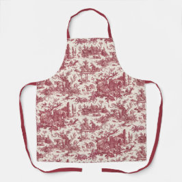 Vintager rustikaler Bauernhof Französisch Toile-Re Schürze