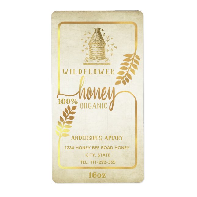 Vintager, rustikaler Goldhirnkrug (Vorne)