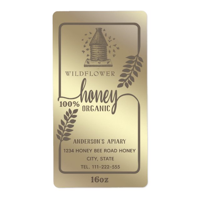 Vintager, rustikaler Goldhirnkrug (Vorne)