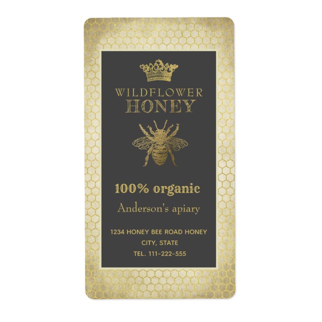 Vintager, rustikaler Goldkronenjarsch (Vorne)