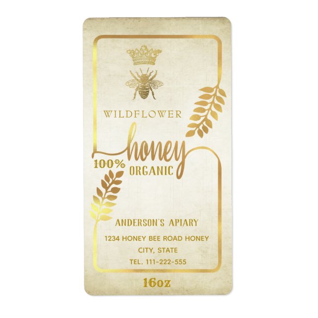 Vintager, rustikaler Honigwulst (Vorne)