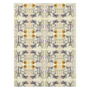 Vintager, rustikaler Schmetterlingsturm Tischdecke