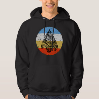 Vintager Rutschträger für die Rallenjagd Hoodie