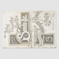 Vintager Saatkatalog Entsprechung Elfenbeinparkett