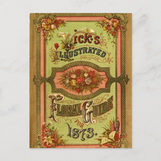 Vintager Saatkatalog Postkarte (Vorderseite)