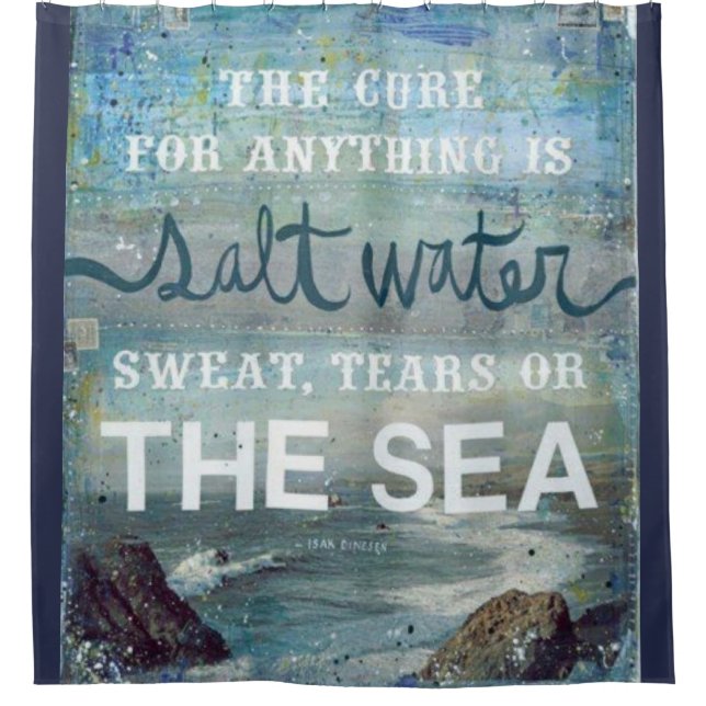 Vintager Sailor-Duschvorhang Duschvorhang (Vorderseite)