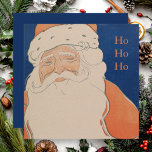 Vintager Santa Ho Ho Custom Christmas Feiertagskarte<br><div class="desc">Vintag Santa Ho Ho Ho Custom Weihnachtskarte. Template ist ein Set für Sie,  um zu personalisieren.</div>
