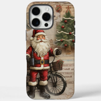 Vintager Santa Santa Santa Santa Santa iPhone 16 Pro Max Hülle