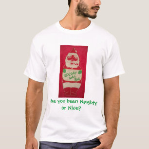Vintager Santa Santa Santa Santa Santa T-Shirt