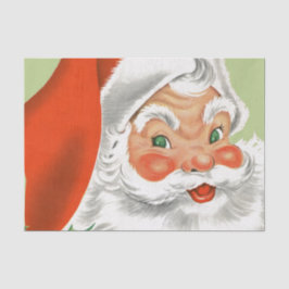 Vintager Santa Santa Santa Santa Seidenpapier